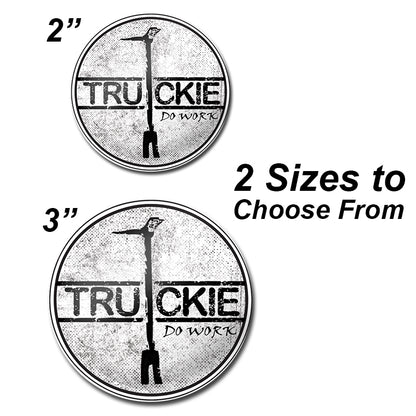Truckie Firefighter Sticker