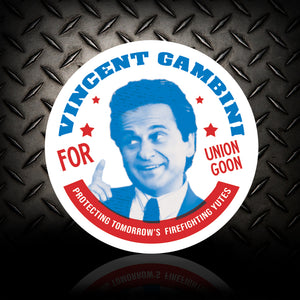 Vote for Union Goon Firefighter Funny Sticker