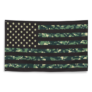 Military Camouflage Digital Flag