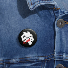 Load image into Gallery viewer, Natural Born Alpha Firefighter Wolf Pin Buttons