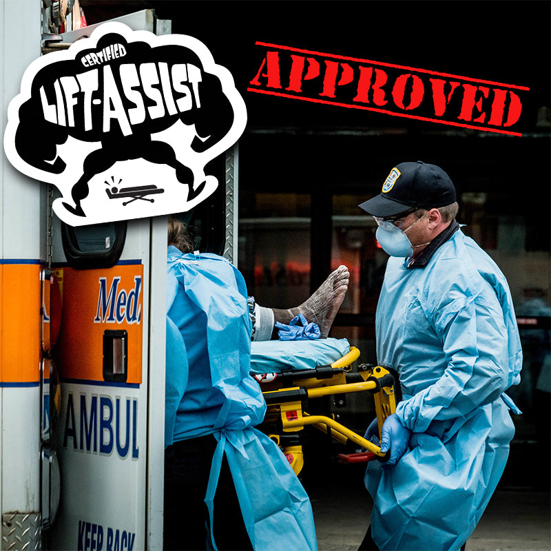Certified Lift-Assist | EMT Firefighter Medic Sticker