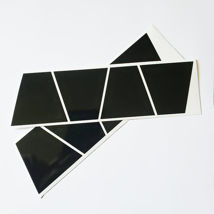 High Reflective 3M Tetrahedrons Fire Helmet Sticker Decal
